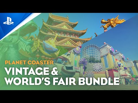 Planet Coaster: Console Edition - Vintage and World?s Fair Bundle Trailer | PS5, PS4