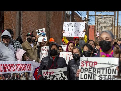 Protestos contra novas medidas relativas à imigração em El Paso nos EUA