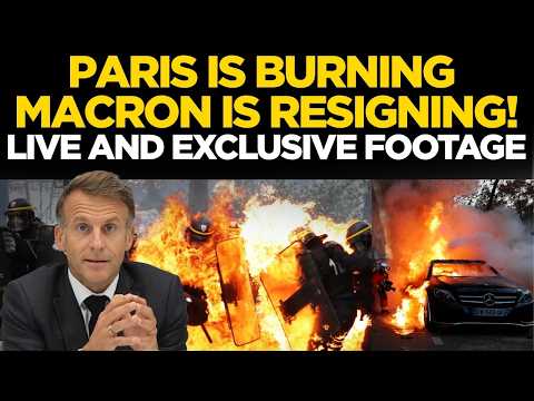 Paris Protests LIVE | Shops, Restaurants &amp; Cars Torched | Police Fire Tear Gas &amp; Water Cannons