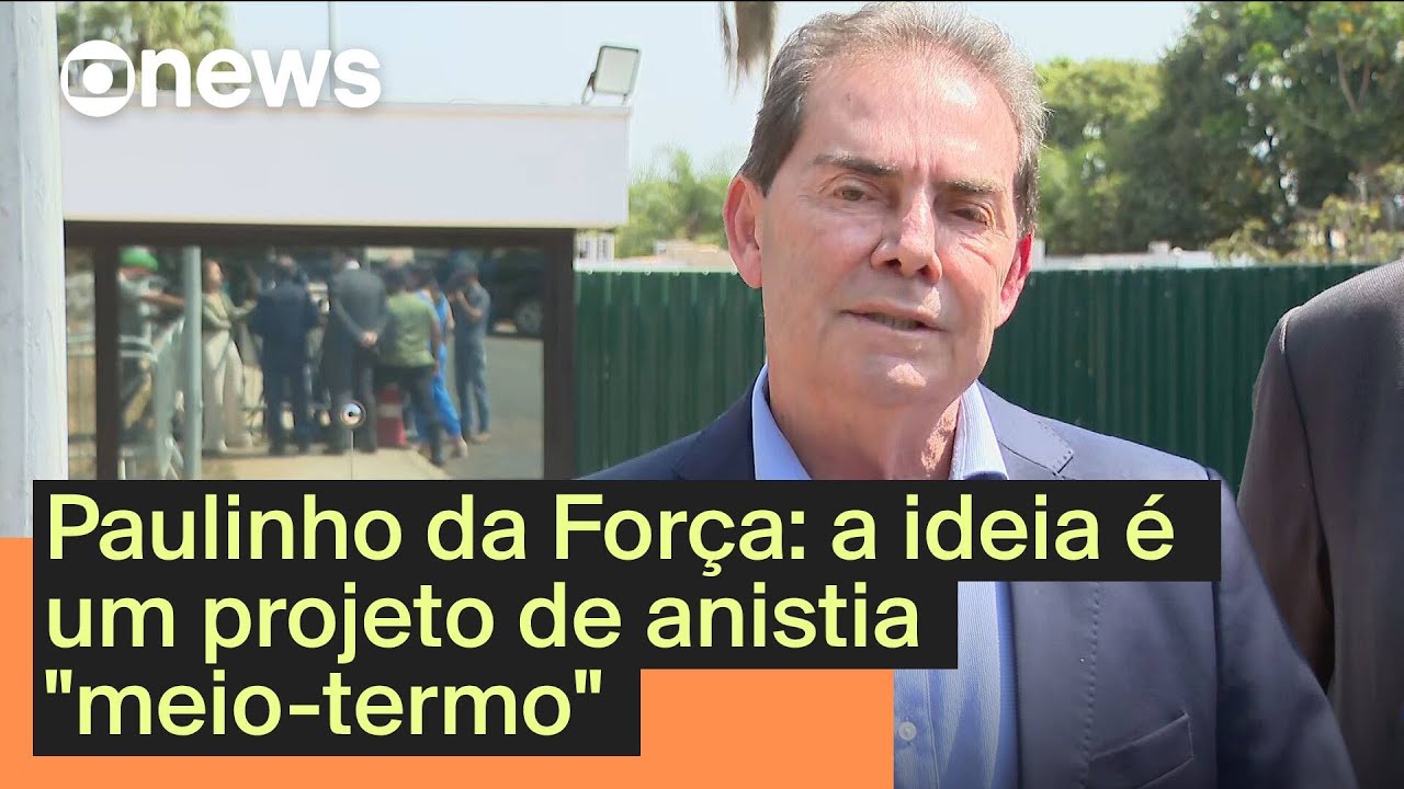 Paulinho da Força a ideia é um projeto de anistia meio termo