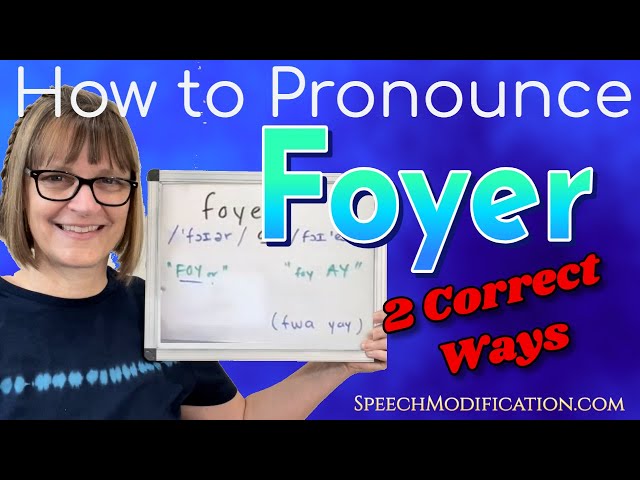 How to Pronounce "Foyer" - StuffSure