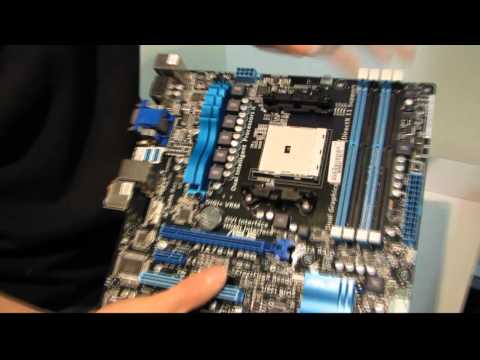 ASUS F1A75-M Pro AMD A75 Socket FM1 Crossfire Motherboard Unboxing & First Look Linus Tech Tips - UCXuqSBlHAE6Xw-yeJA0Tunw