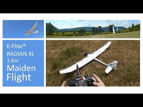 E-Flite® RADIAN XL 2.6m |  Maiden Flight! (2:37- flight starts) - UCDKNGTJSt65OGAn2rcXL5qw