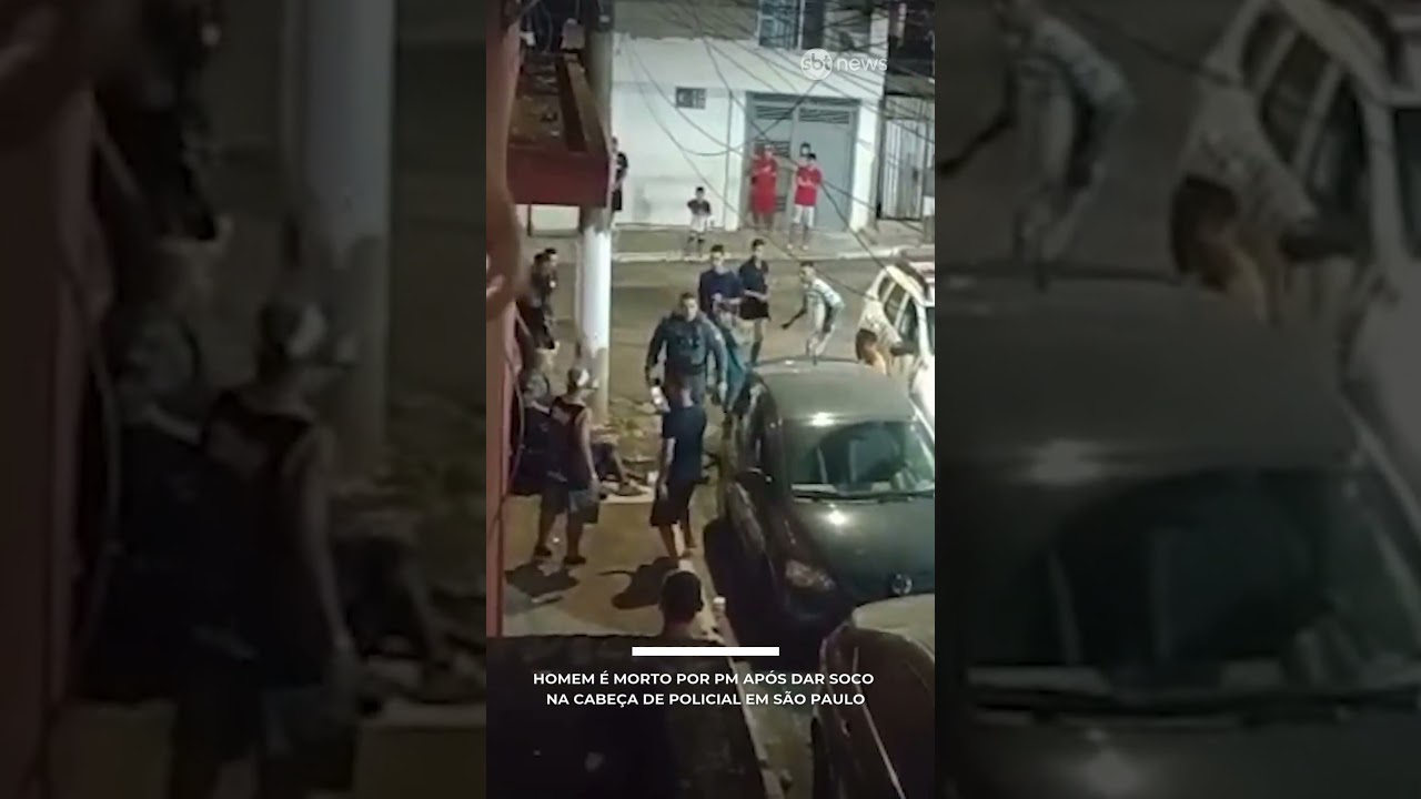Homem é morto por PM após dar soco na cabeça de policial em São Paulo