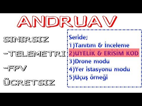 Andruav Programı -2 (Sınırsız Telemetri & FPV) İlk kurulum - Erişim Kodları