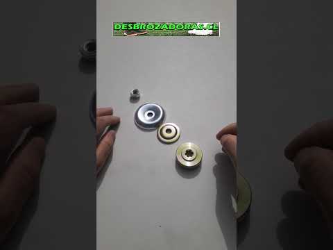 XINOU Golillas y tuerca de fijación para cabezal desbrozadora repuesto