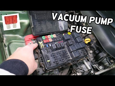 DODGE CHARGER VACUUM PUMP FUSE LOCATION REPLACEMENT