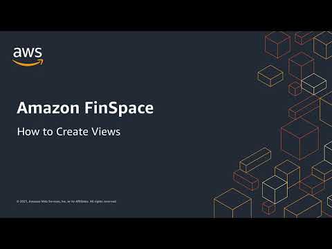 How to: Create Views in Amazon FinSpace
