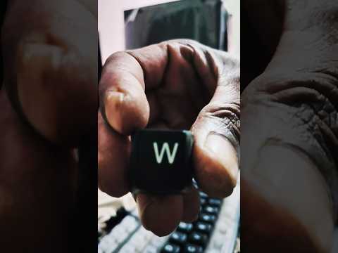 keyboard se nikal Diya hai W ko #windows #trending #computer #keyboard #shorts