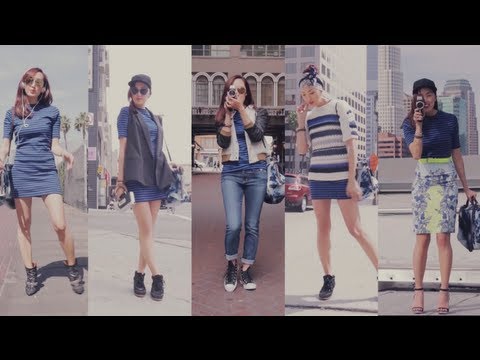 Street Style Fashion 1 Dress 5 Ways | Transformations - UCZpNX5RWFt1lx_pYMVq8-9g