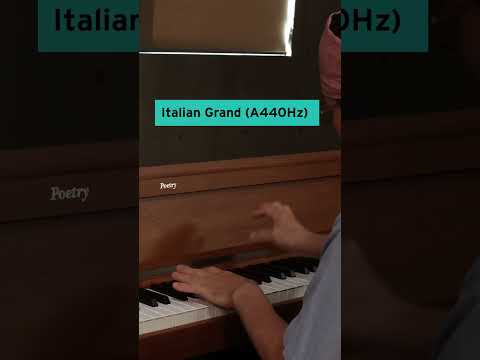 Can you hear the difference? KORG Poetry, Chopin Inspired Piano, Italian Grand & PLEYEL