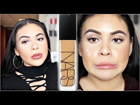 NEW NARS NATURAL RADIANT LONGWEAR FOUNDATION: REVIEW, DEMO + 10 HOUR WEAR TEST | JuicyJas - UCqTR5f7YkGro3cPv23SqcqQ