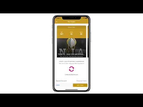 2020 College Football Playoff National Championship Mobile Tickets: Posting Tickets For Resale