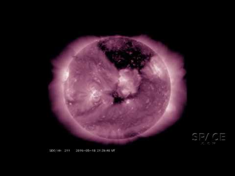 Massive Coronal Hole Formed On Sun |  Zoom-In Video - UCVTomc35agH1SM6kCKzwW_g