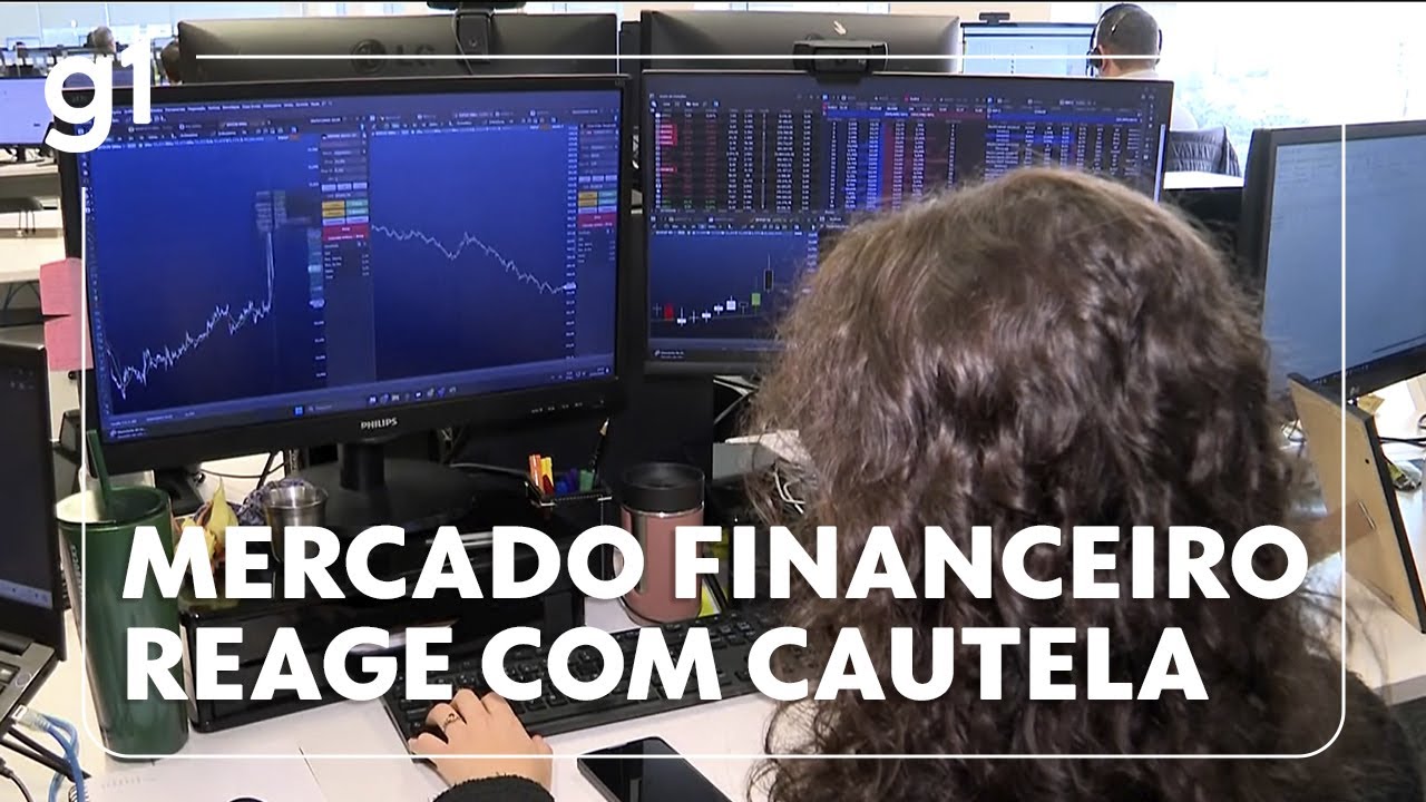 Jornal Hoje mercado financeiro reage com cautela dólar dá um salto e bolsa opera em queda