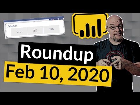 Lots of Power BI tips... (Roundup | February 10, 2020)