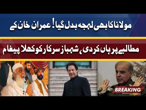 Molana Fazlur Rehman Ki Haan | Imran Khan Ki Demand Mann Li | Shahbaz Govt Ko Peigham