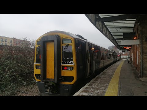 Trains at Lincoln Central (24/01/2023)