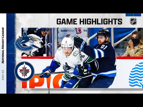 Canucks @ Jets 1/27/22 | NHL Highlights