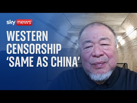 Exiled Chinese artist Ai Weiwei: 'Censorship in West exactly the same as Mao's China'