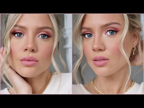 Pink Makeup Tutorial | Valentines Day Makeup | Elanna Pecherle 2020