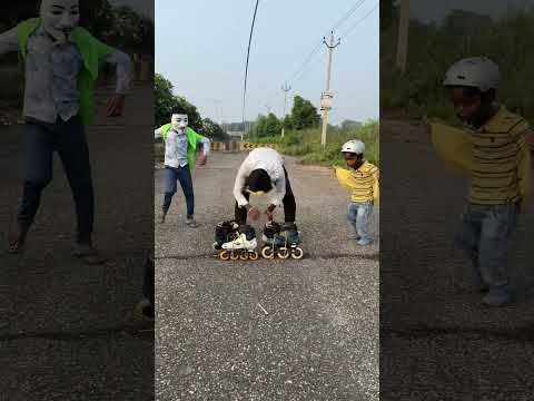 The Scariest Skating Tricks and How to Master Them 😱🏆#inlineskating #roadskating #shortvideo
