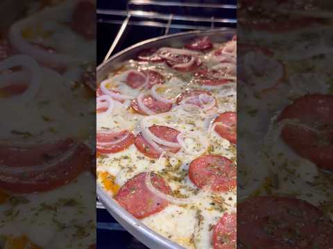 Pizza de Liquidificador #receitas #pizzadeliquidificador #pizza