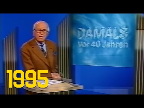 ZDF "Damals vor 40 Jahren" mit Carl Weiss & Ansage Sabine Möbus (10.12.1995)