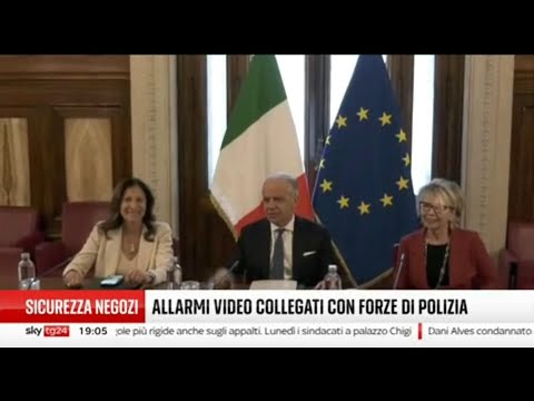 Accordo tra Viminale Confcommercio e Confesercenti: allarmi video collegati con forze di Polizia