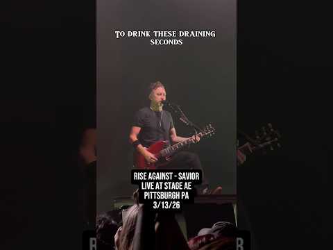 Rise Against - Savior Live Pittsburgh PA #riseagainst #punkrock thumbnail