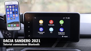 Connettere SMARTPHONE via BLUETOOTH Dacia SANDERO