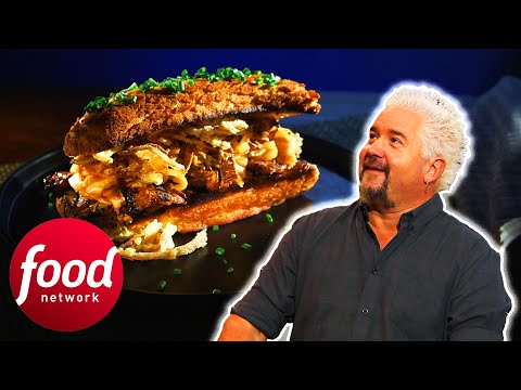 Guy Loves These Decadent & Unique Sandwiches! | Guy's Grocery Games
