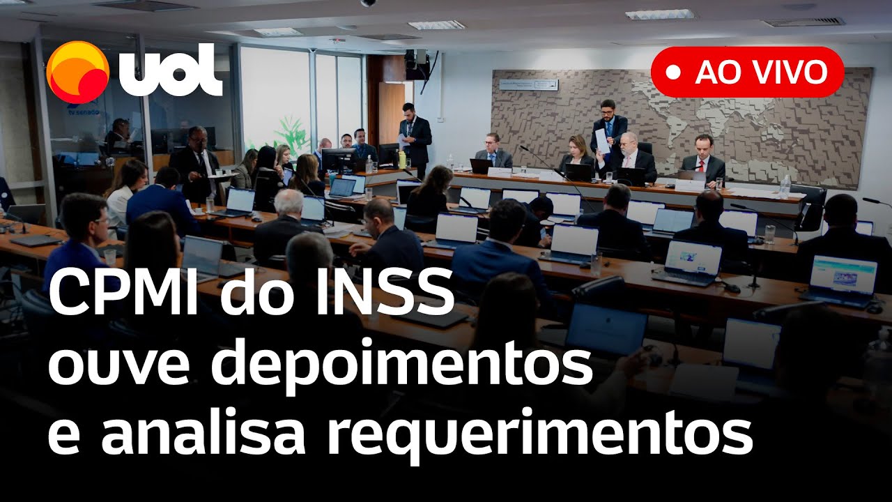 CPMI do INSS: comissão ouve depoimentos de defensora pública e delegado da PF; assista ao vivo
