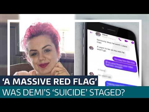 Was Demi Hannaway's 'suicide' staged by her partner? Family say police missed clues | ITV News