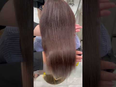 Bọc Keratin tái tạo tóc hư tổn + Nhuộm nâu trầm