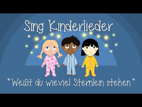 Weißt Du, wieviel Sternlein stehen - Schlaflieder zum Mitsingen | Sing Kinderlieder