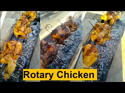 Homemade Rotary Chicken on Grill
