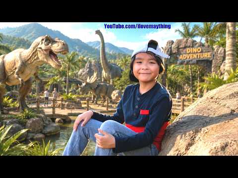 Classic Hulyan and Maya: Trip to Universal Studios Hollywood. Dinosaur Land! Thomas & Friends Trains