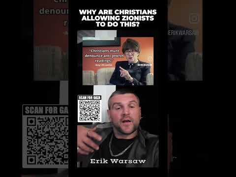 Why Are Christians Allowing Zionists To Do This To Them?