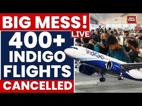 Indigo Flights Cancellations News LIVE | Over 400 Flights Cancelled Across India LIVE News | Indigo