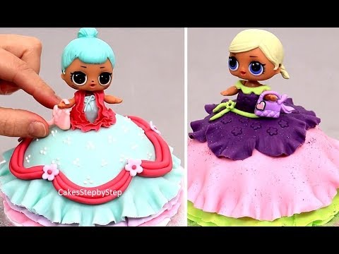 LOL Doll Mini Cake - How to make by Cakes StepbyStep - UCjA7GKp_yxbtw896DCpLHmQ