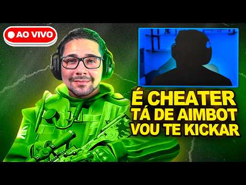 Me infiltrei no TIME desse STREAMER e FINGI ser CHEATER ao vivo!