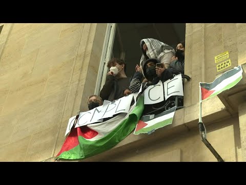 Pro-Palestinian protests continue at Sciences Po Paris | AFP