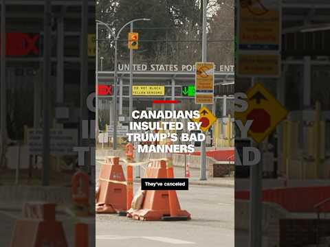 Canadians insulted by Trump’s bad manners