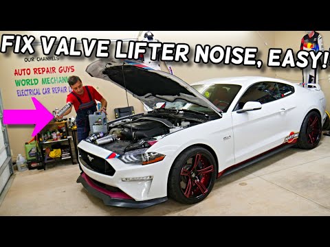 HOW TO FIX VALVE LIFTER NOISE ON FORD MUSTANG 2005-2023