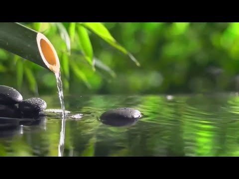 Soothing relaxation music, meditation music with the water sound [24]
