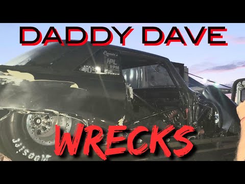 DADDY DAVE CRASHES AT SGMP! AFTERMATH OF STREET OUTLAW LEGEND GOLIATH WRECK & More!