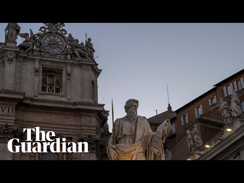 View of the Sistine Chapel chimney as Conclave sits – watch live