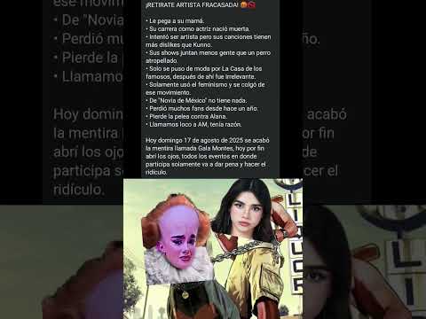 Se acabó la mentira llamada Gala Montes 🥱