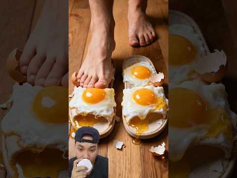 cobain sendal dari telur 🤨 #short #funny #funnyvideo #shortvideo